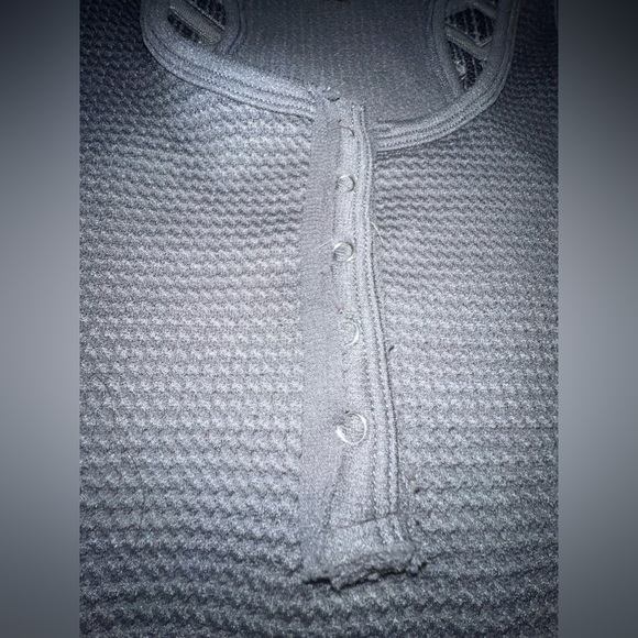 Harlow waffle snap crop top/ bralette, racerback, grey, NWT - Picture 7 of 10